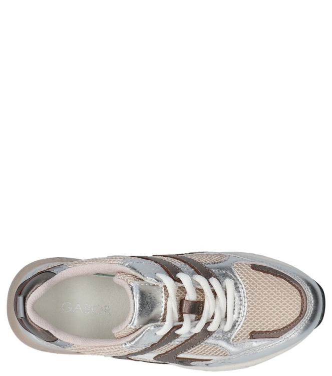 Gabor Gabor sneaker <span>86.586.61</span> 61 puder/silb/mutaro k. Gabor sneaker <span>86.586.61</span> 86.586.61 beige - www.bremmerschoenen.pro - Bremmer Schoenen