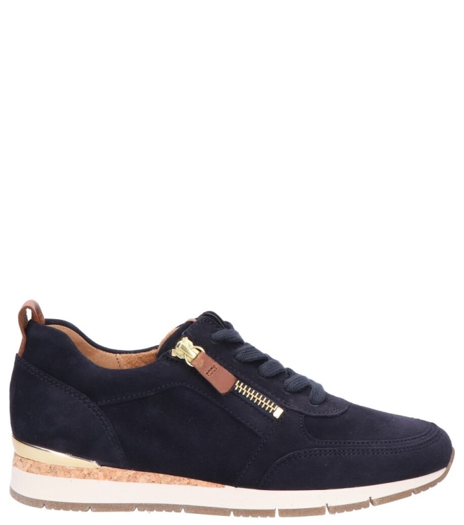 Gabor Gabor sneaker <span>83.411.16</span> 16 dk-blue/camel(gold Gabor sneaker <span>83.411.16</span> 83.411.16 blauw - www.bremmerschoenen.pro - Bremmer Schoenen