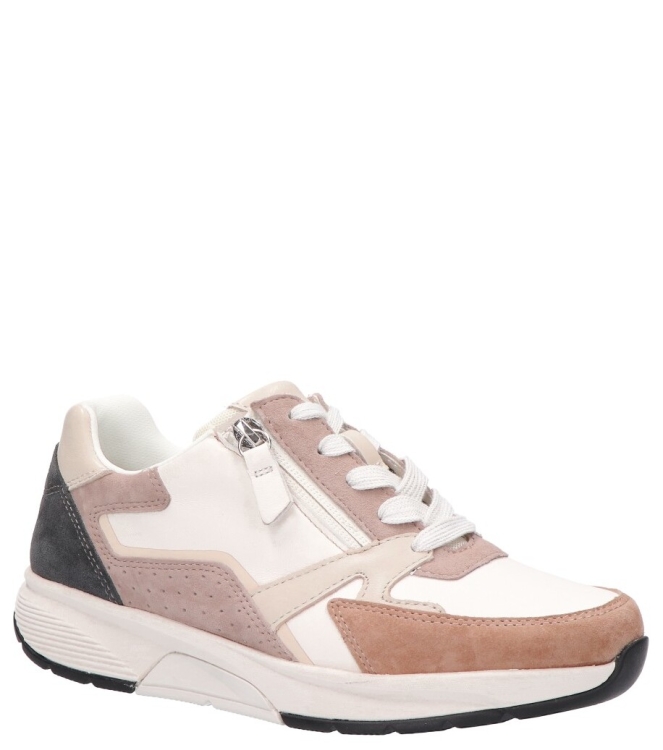 Gabor Gabor sneaker <span>86.878.54</span> 54 offwh/sand/dkgrey Gabor sneaker <span>86.878.54</span> 86.878.54 wit - www.bremmerschoenen.pro - Bremmer Schoenen