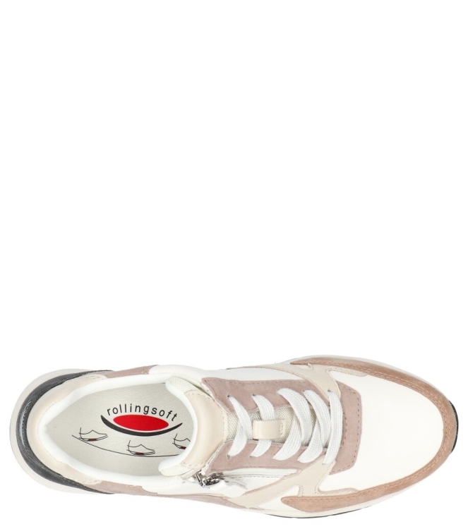Gabor Gabor sneaker <span>86.878.54</span> 54 offwh/sand/dkgrey Gabor sneaker <span>86.878.54</span> 86.878.54 wit - www.bremmerschoenen.pro - Bremmer Schoenen