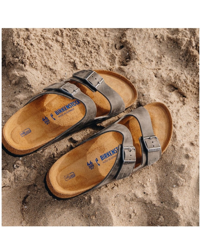 Birkenstock Birkenstock slipper <span>1019313 Arizona</span> Faded Khaki Birkenstock slipper <span>1019313 Arizona</span> 1019313 Arizona groen - www.bremmerschoenen.pro - Bremmer Schoenen