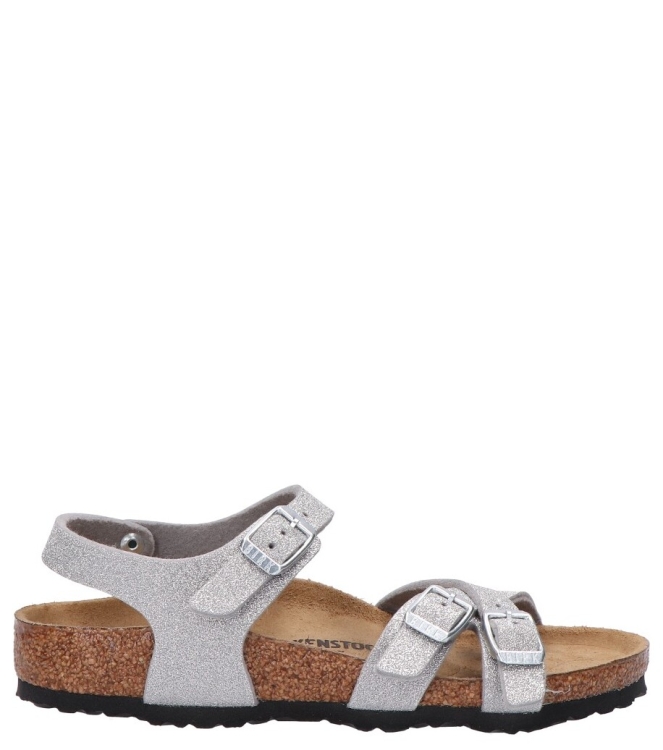 Birkenstock sandaal <span>1030536 Kumba</span> 1030536 Kumba zilver - www.bremmerschoenen.pro - Bremmer Schoenen