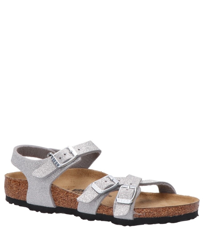 Birkenstock sandaal <span>1030536 Kumba</span> 1030536 Kumba zilver - www.bremmerschoenen.pro - Bremmer Schoenen