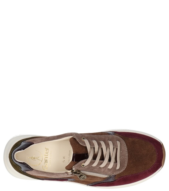 Ganter Ganter sneaker <span>205418 2499 Kim</span> 2070 espresso/brons Ganter sneaker <span>205418 2499 Kim</span> 205418 2499 Kim bruin - www.bremmerschoenen.pro - Bremmer Schoenen