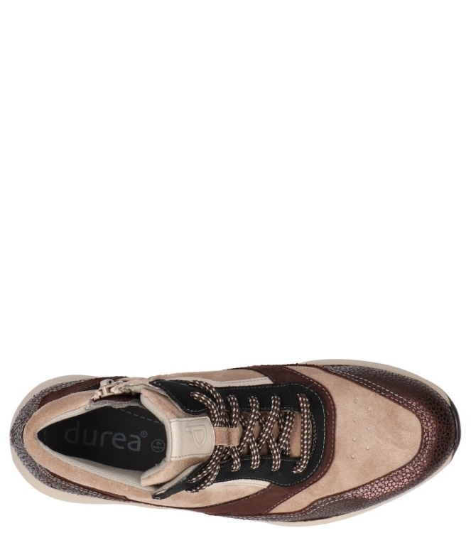 Durea Durea sneaker <span>9778 608 2361</span> 2361 D.BRUIN/ANTIEKROZE/TAUPE/ZWART Durea sneaker <span>9778 608 2361</span> 9778 608 2361 beige - www.bremmerschoenen.pro - Bremmer Schoenen
