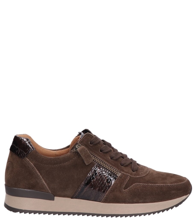 Gabor Gabor sneaker <span>6019.01.007</span> 007 engl.brown/mocca Gabor sneaker <span>6019.01.007</span> 6019.01.007 bruin - www.bremmerschoenen.pro - Bremmer Schoenen