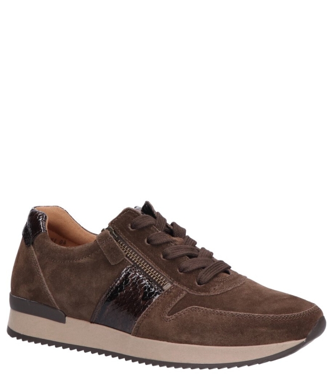 Gabor Gabor sneaker <span>6019.01.007</span> 007 engl.brown/mocca Gabor sneaker <span>6019.01.007</span> 6019.01.007 bruin - www.bremmerschoenen.pro - Bremmer Schoenen