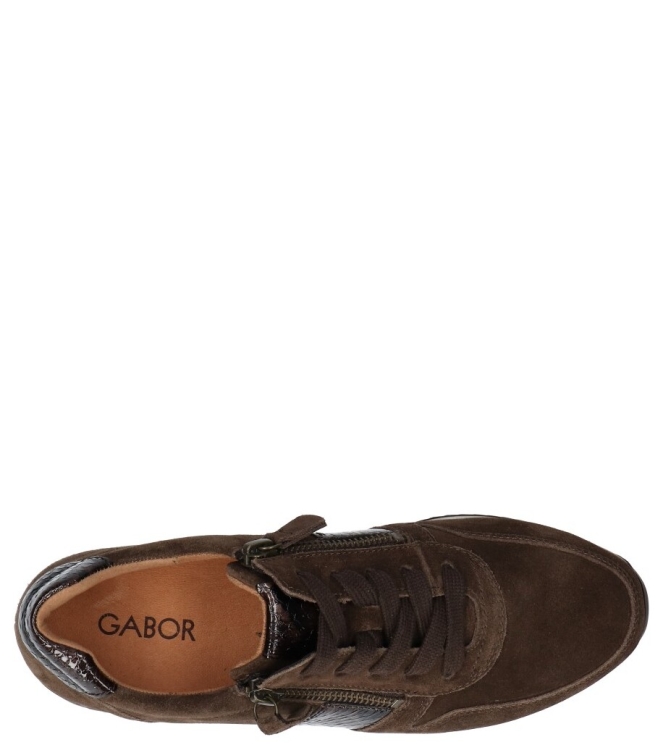Gabor Gabor sneaker <span>6019.01.007</span> 007 engl.brown/mocca Gabor sneaker <span>6019.01.007</span> 6019.01.007 bruin - www.bremmerschoenen.pro - Bremmer Schoenen