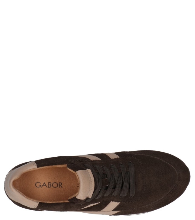 Gabor Gabor sneaker <span>6032.01.003</span> 003 mocca/sand Gabor sneaker <span>6032.01.003</span> 6032.01.003 bruin - www.bremmerschoenen.pro - Bremmer Schoenen