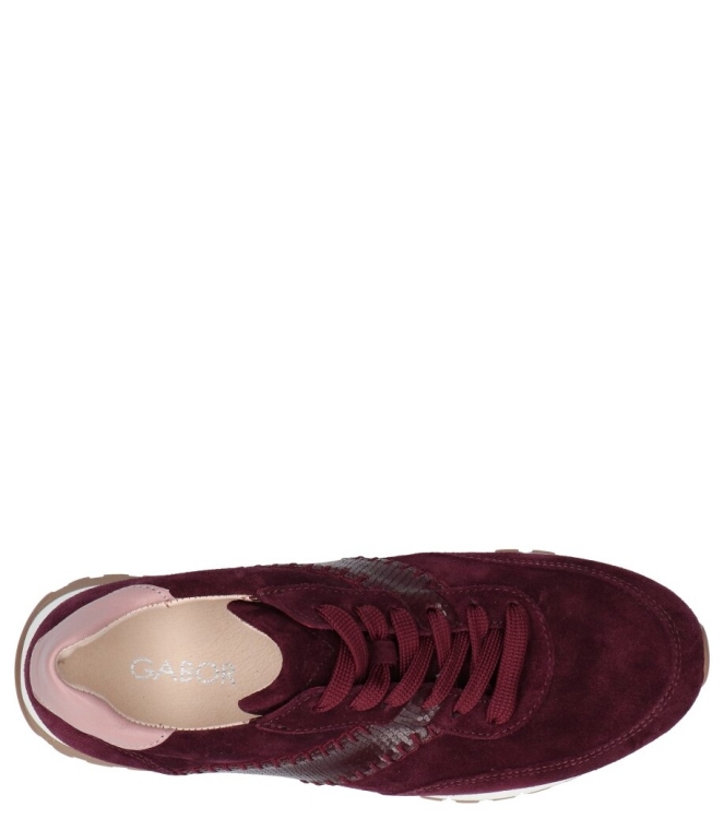 Gabor Gabor sneaker <span>6029.02.005</span> 005 mulberry/rosewood Gabor sneaker <span>6029.02.005</span> 6029.02.005 bordeaux - www.bremmerschoenen.pro - Bremmer Schoenen