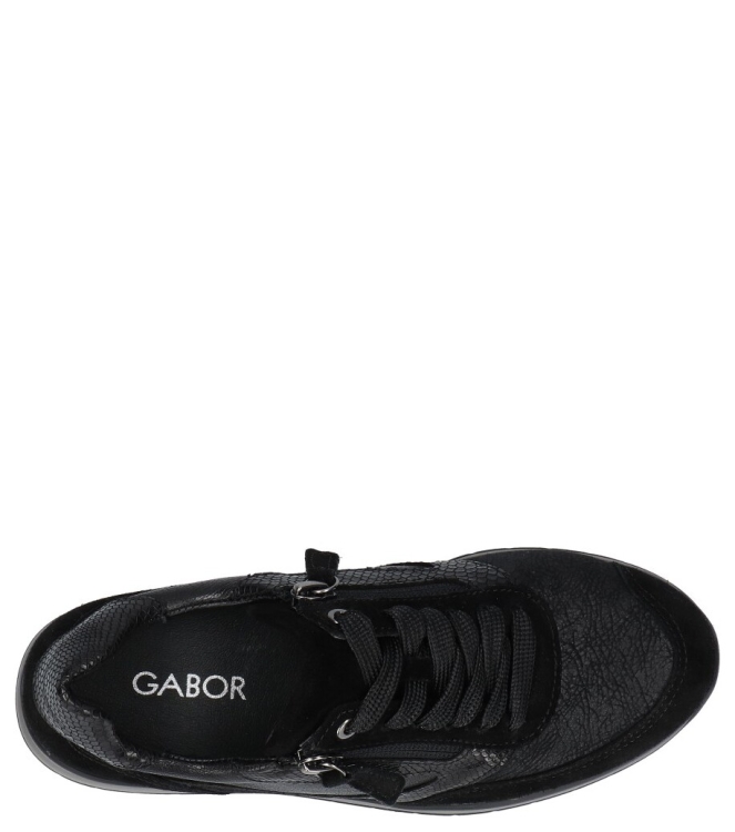 Gabor Gabor sneaker <span>6020.02.001</span> 001 black Gabor sneaker <span>6020.02.001</span> 6020.02.001 zwart - www.bremmerschoenen.pro - Bremmer Schoenen