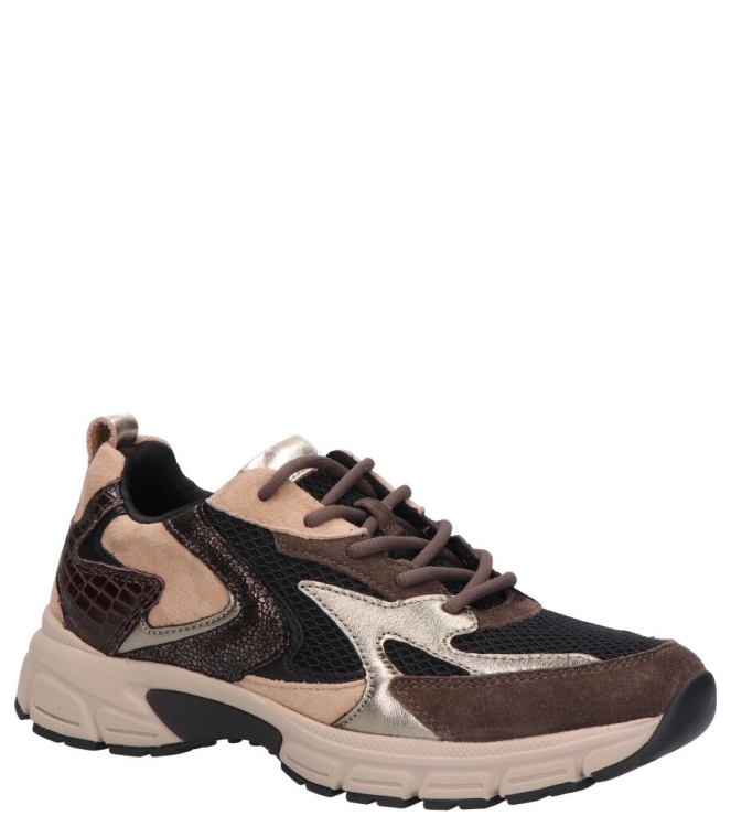 Gabor Gabor sneaker <span>6005.01.007</span> 007 black/brown/sand c Gabor sneaker <span>6005.01.007</span> 6005.01.007 bruin - www.bremmerschoenen.pro - Bremmer Schoenen