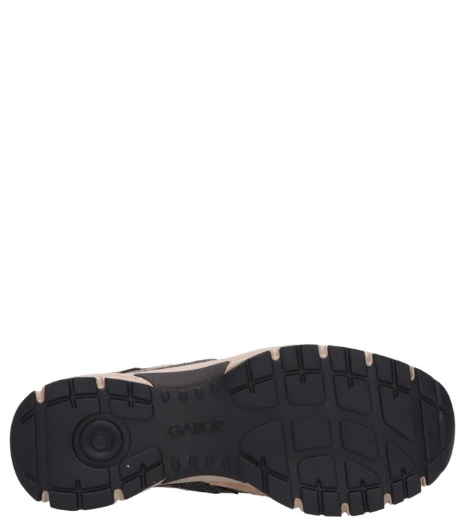 Gabor Gabor sneaker <span>6005.01.007</span> 007 black/brown/sand c Gabor sneaker <span>6005.01.007</span> 6005.01.007 bruin - www.bremmerschoenen.pro - Bremmer Schoenen