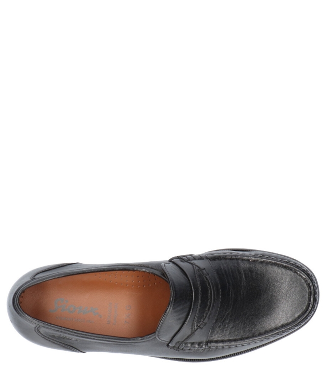 Sioux instapper <span>20634 COMO ZWART</span> 20634 COMO ZWART zwart - www.bremmerschoenen.pro - Bremmer Schoenen