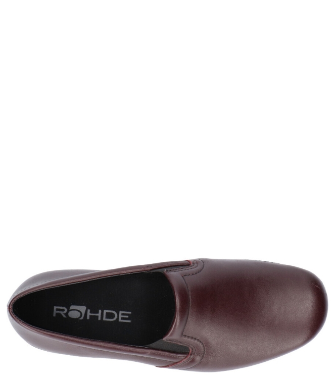 Rohde pantoffel <span>6402 48</span> 6402 48 bordeaux - www.bremmerschoenen.pro - Bremmer Schoenen