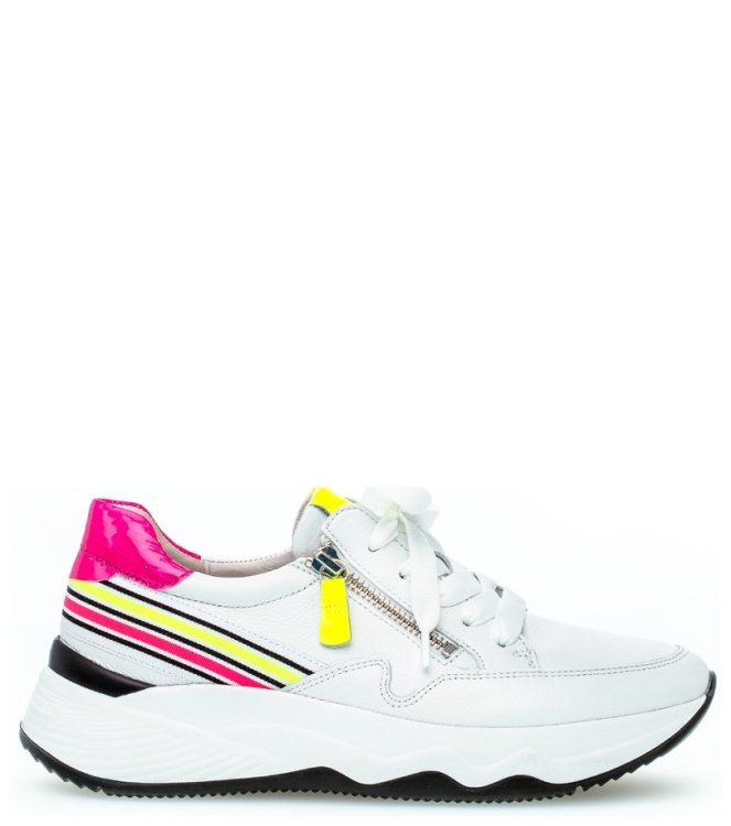 Gabor Gabor sneaker <span>43.492.23</span> weiss/neon-kombi Gabor sneaker <span>43.492.23</span> 43.492.23 wit - www.bremmerschoenen.pro - Bremmer Schoenen