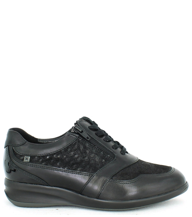 Xsensible XSENSIBLE VETERSCHOEN <span>10062 2 011 IBIZA</span> BLACK OSTRICH XSENSIBLE VETERSCHOEN <span>10062 2 011 IBIZA</span> 10062 2 011 IBIZA zwart - www.bremmerschoenen.pro - Bremmer Schoenen