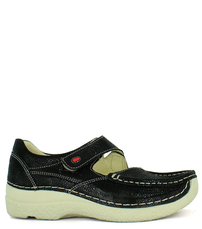 WOLKY BANDSCHOEN <span>6247907 ROLL FEVER</span> 6247907 ROLL FEVER zwart - www.bremmerschoenen.pro - Bremmer Schoenen