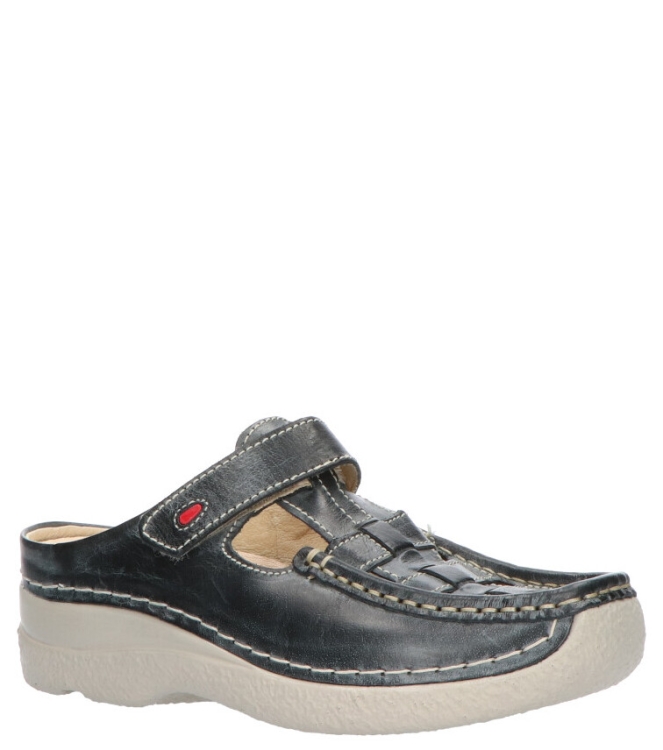 WOLKY <span>6237 Roll-summer 307 Black summer Arizona lea</span> 6237 Roll-summer 307 Black summer Arizona lea zwart - www.bremmerschoenen.pro - Bremmer Schoenen