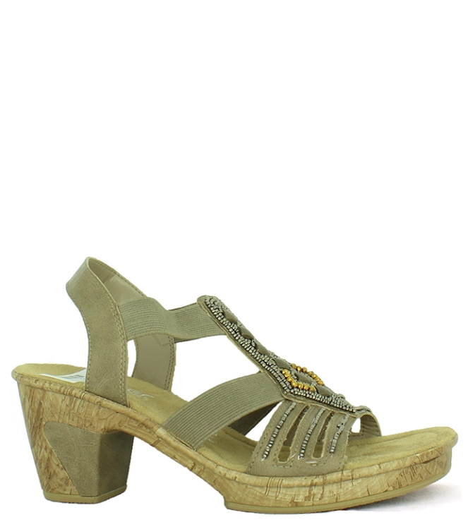 Remonte RIEKER SANDAAL <span>69713.64</span> KIESEL RIEKER SANDAAL <span>69713.64</span> 69713.64 beige - www.bremmerschoenen.pro - Bremmer Schoenen