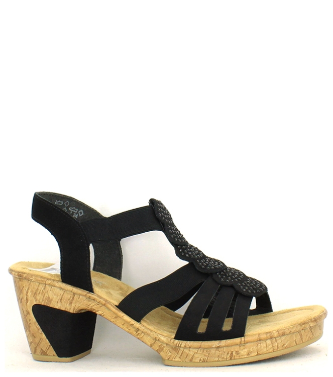 RIEKER SANDAAL <span>69702 00</span> 69702 00 zwart - www.bremmerschoenen.pro - Bremmer Schoenen