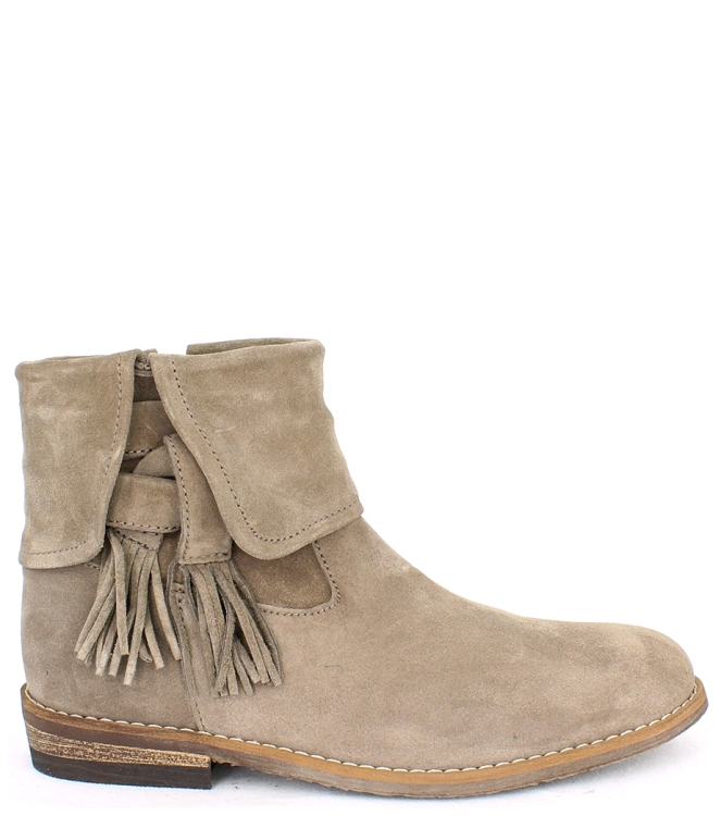 CLIC KORTE LAARS <span>9007.BASKET (SUEDE)</span> 9007.BASKET (SUEDE) beige - www.bremmerschoenen.pro - Bremmer Schoenen