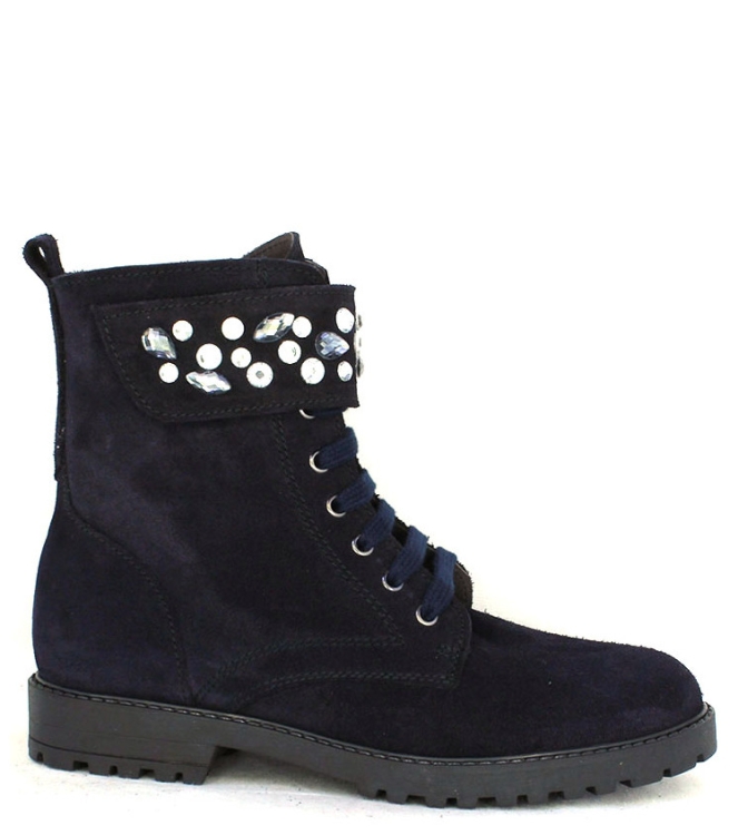 Clic! Veterboot <span>9559 cristal afelpado marino</span> 9559 cristal afelpado marino blauw - www.bremmerschoenen.pro - Bremmer Schoenen