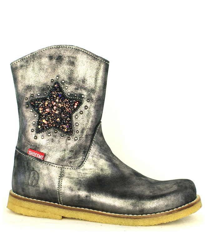 Shoesme Enkellaars <span>CR8W091-B</span> CR8W091-B grijs - www.bremmerschoenen.pro - Bremmer Schoenen