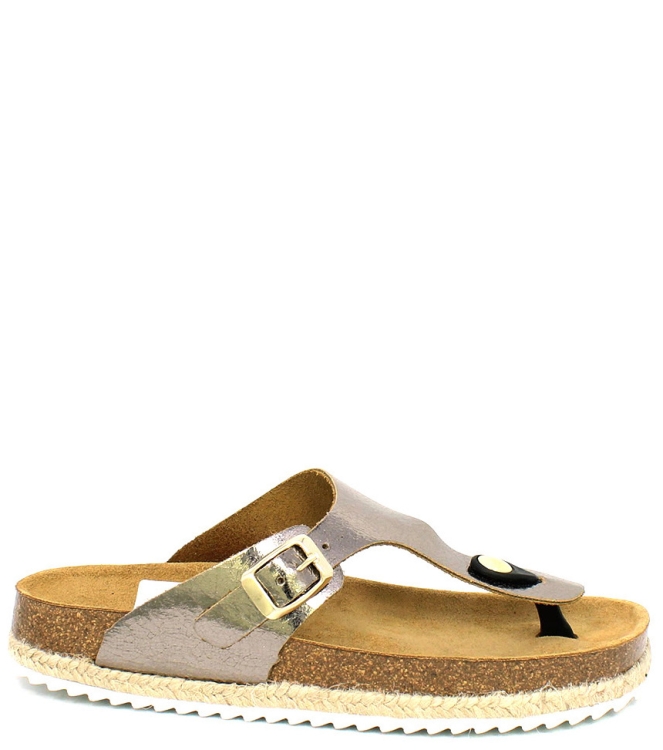 Develab DEVELAB SLIPPER <span>48070731</span> DARK BROWN METALLIC DEVELAB SLIPPER <span>48070731</span> 48070731 brons - www.bremmerschoenen.pro - Bremmer Schoenen