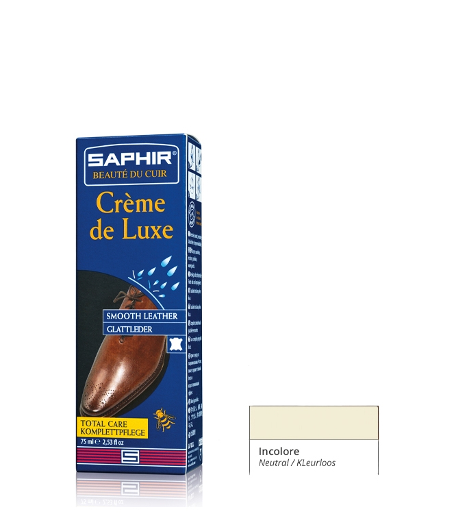 Onderhoudsmiddel Saphir luxe schoencreme <span>Creme de luxe 02</span> INCOLORE Saphir luxe schoencreme <span>Creme de luxe 02</span> Creme de luxe 02 meerkleurig - www.bremmerschoenen.pro - Bremmer Schoenen