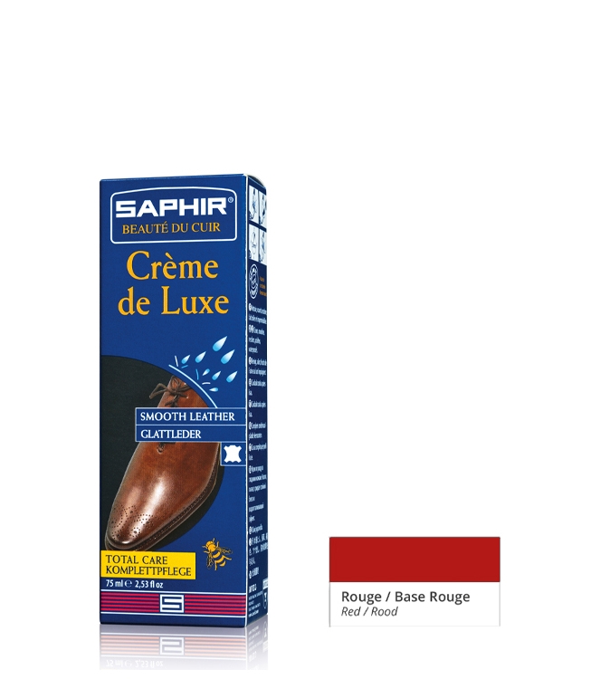 Onderhoudsmiddel Saphir luxe schoencreme <span>Creme de luxe 11</span> ROUGE Saphir luxe schoencreme <span>Creme de luxe 11</span> Creme de luxe 11 rood - www.bremmerschoenen.pro - Bremmer Schoenen