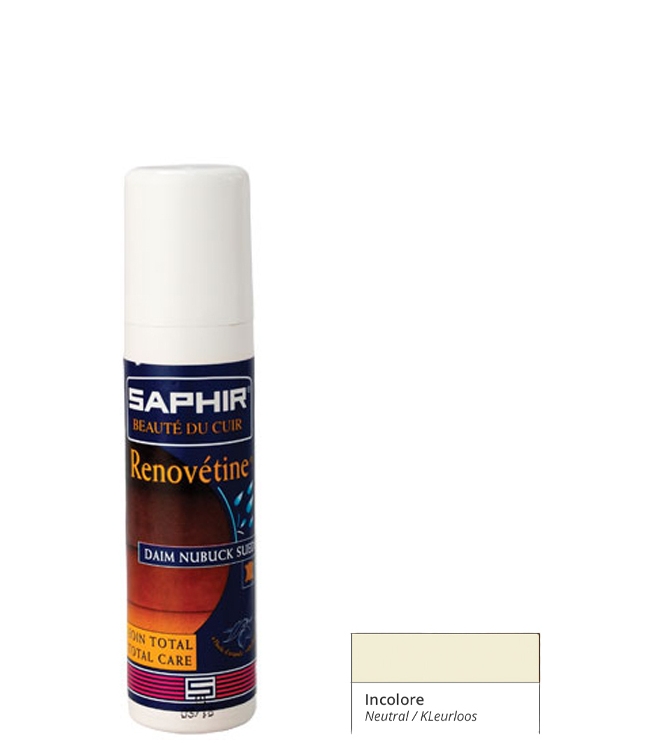 Onderhoudsmiddel Saphir onderhoudsspray <span>Renovetine 02</span> INCOLORE Saphir onderhoudsspray <span>Renovetine 02</span> Renovetine 02 meerkleurig - www.bremmerschoenen.pro - Bremmer Schoenen