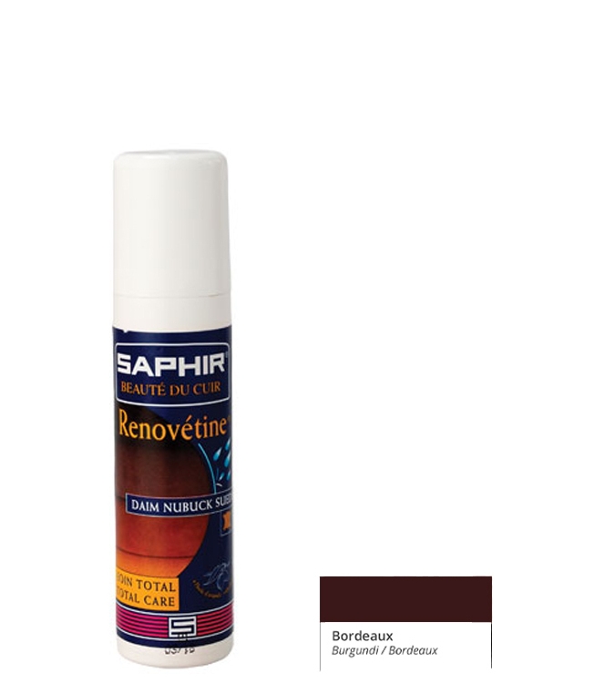 Onderhoudsmiddel Saphir onderhoudsspray <span>Renovetine 08</span> BORDEAUX Saphir onderhoudsspray <span>Renovetine 08</span> Renovetine 08 bordeaux - www.bremmerschoenen.pro - Bremmer Schoenen