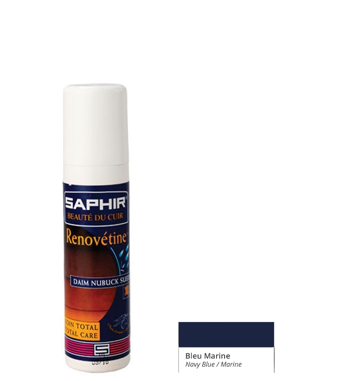Onderhoudsmiddel Saphir onderhoudsspray <span>Renovetine 06</span> DARK BLUE Saphir onderhoudsspray <span>Renovetine 06</span> Renovetine 06 blauw - www.bremmerschoenen.pro - Bremmer Schoenen