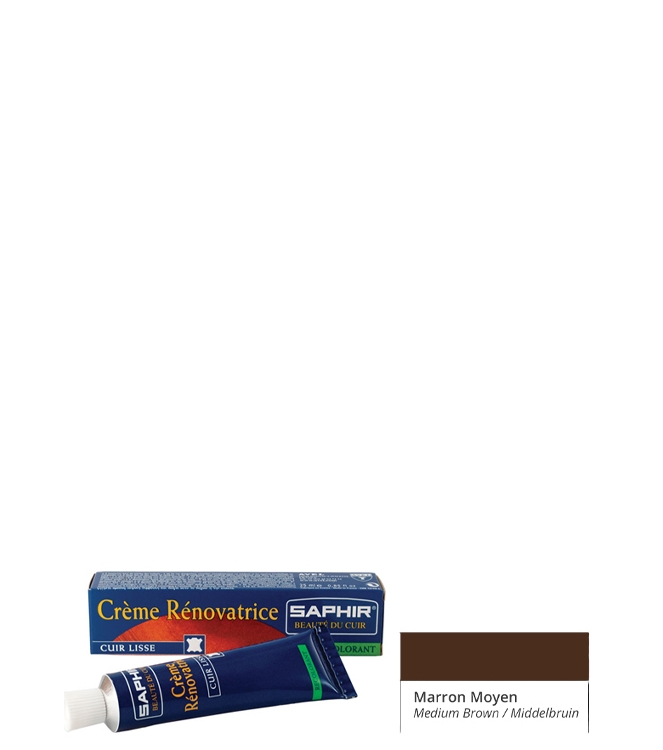 Onderhoudsmiddel Saphir dekkende schoencreme <span>CREME RENOVATRICE 37</span> MARRON MOYEN Saphir dekkende schoencreme <span>CREME RENOVATRICE 37</span> CREME RENOVATRICE 37 cognac - www.bremmerschoenen.pro - Bremmer Schoenen