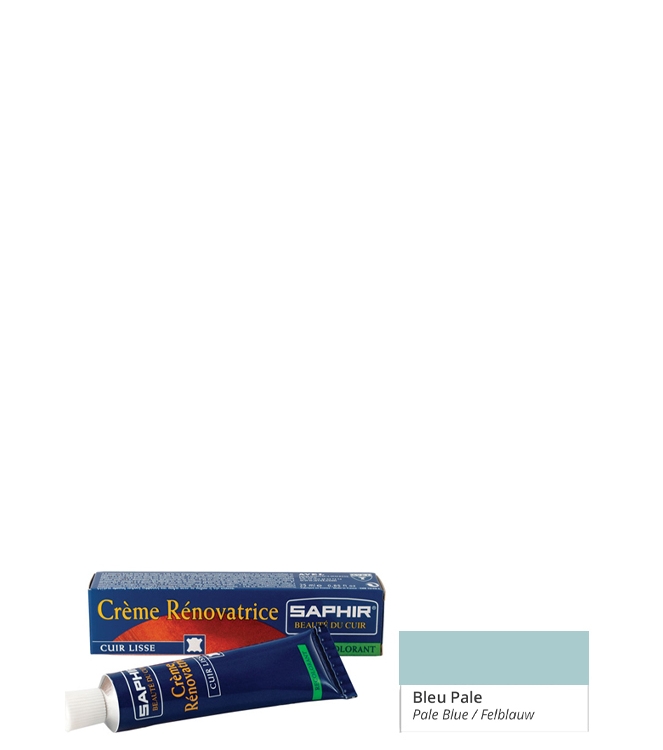Onderhoudsmiddel Saphir dekkende schoencreme <span>CREME RENOVATRICE 55</span> BLEU PALE Saphir dekkende schoencreme <span>CREME RENOVATRICE 55</span> CREME RENOVATRICE 55 blauw - www.bremmerschoenen.pro - Bremmer Schoenen