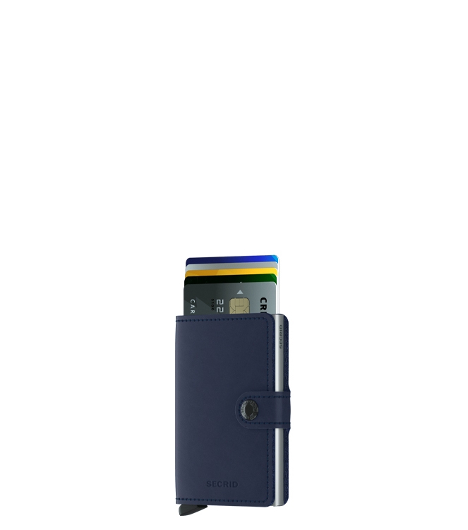Secrid etui <span>MO Navy Miniwallet</span> MO Navy Miniwallet blauw - www.bremmerschoenen.pro - Bremmer Schoenen