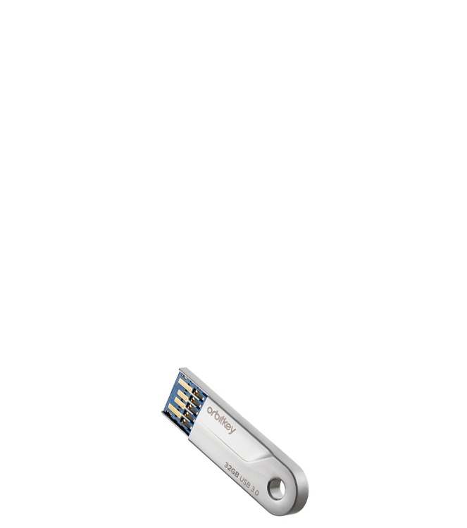 Orbitkey Orbitkey USB 32GB <span>ADDO-2-32GB</span> Orbitkey USB 32GB <span>ADDO-2-32GB</span> ADDO-2-32GB zilver - www.bremmerschoenen.pro - Bremmer Schoenen