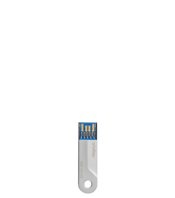 Orbitkey Orbitkey USB 8GB <span>ADDO-2-8GB</span> Orbitkey USB 8GB <span>ADDO-2-8GB</span> ADDO-2-8GB zilver - www.bremmerschoenen.pro - Bremmer Schoenen