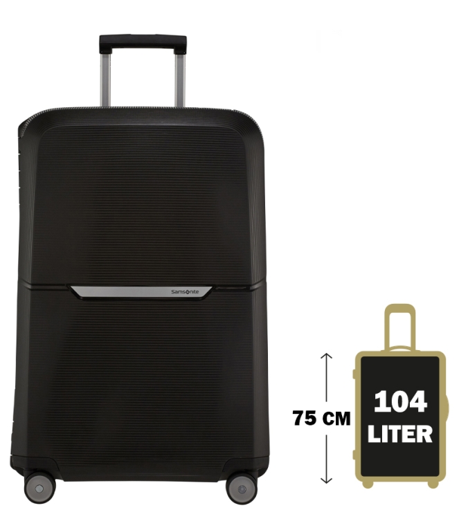 Samsonite Samsonite Koffer <span>109506 1041/CK6*09003 MAGNUM</span> Samsonite Koffer <span>109506 1041/CK6*09003 MAGNUM</span> 109506 1041/CK6*09003 MAGNUM zwart - www.bremmerschoenen.pro - Bremmer Schoenen