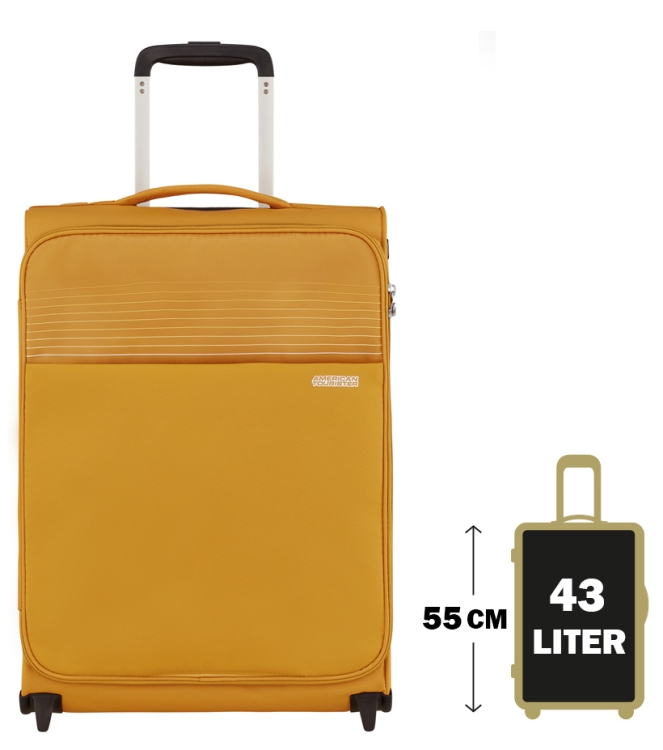 American Tourister AT trolley <span>130169 1371/94G*06001 LITE RAY</span> GOLDEN YELLOW AT trolley <span>130169 1371/94G*06001 LITE RAY</span> 130169 1371/94G*06001 LITE RAY geel - www.bremmerschoenen.pro - Bremmer Schoenen