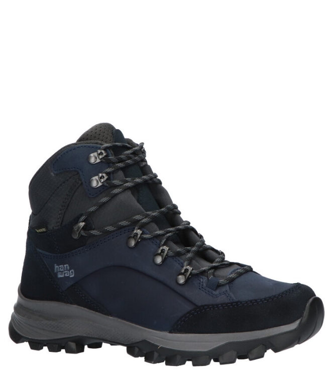 Hanwag Hanwag Wandelschoen <span>203001-007064 Banks Lady GTX</span> Navy-Asphalt Hanwag Wandelschoen <span>203001-007064 Banks Lady GTX</span> 203001-007064 Banks Lady GTX blauw - www.bremmerschoenen.pro - Bremmer Schoenen